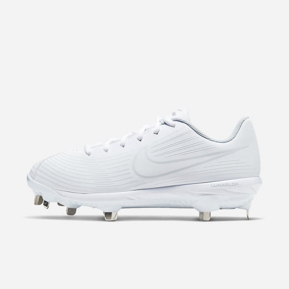 Crampon Baseball Nike Lunar Hyperdiamond 3 Varsity Blanche 7018-259 White/Pure Platinum/White Femme | QCA-07515413